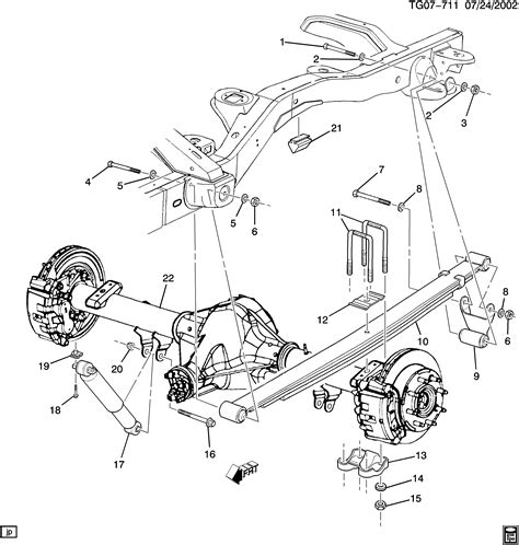 Gmc Savana 1500 2wd G205 06 Suspensionrear 8500 Lb Gvw C5f