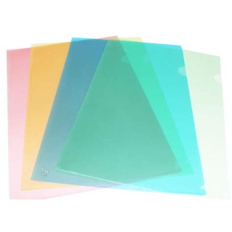 Plastic L Shape Folder F4 Size