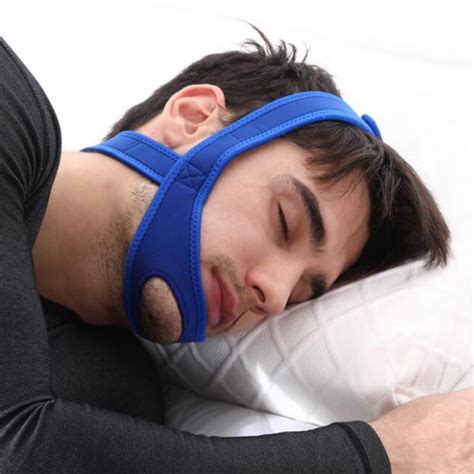 anti snore stop snoring chin strap device solution anti apnea sleep support sleeping care