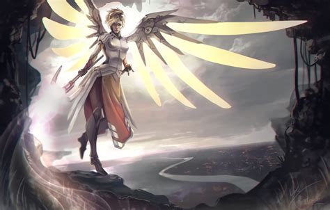 Wallpaper Game Blizzard Entertainment Overwatch Mercy Images For