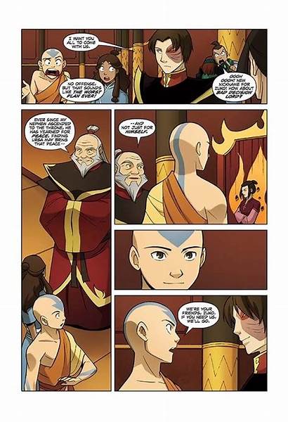 Avatar Airbender Last Aang Lord Fire Comic