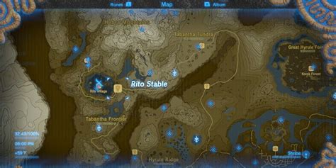 Breath Of The Wild The Location Of All Stables In The Game