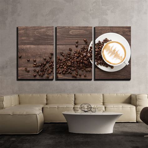 Wall art designs amusing wall art shop pottery barn cheap wall. wall26 - 3 Piece Canvas Wall Art - Coffee Cup and Coffee ...