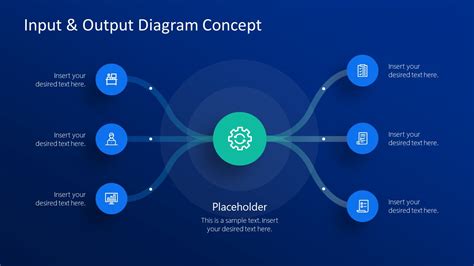Free 3 Step Input Output PowerPoint Template Diagram Google Slides