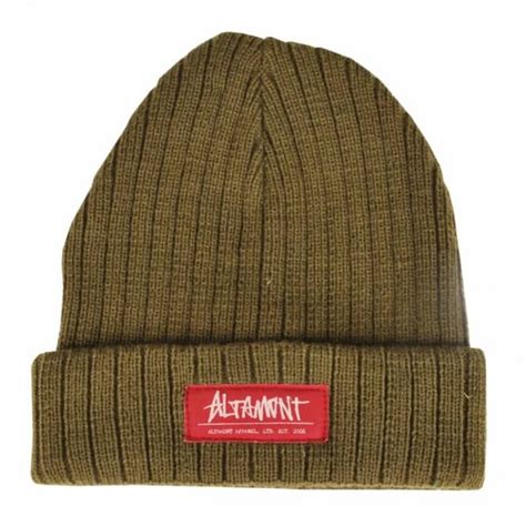 Altamont Condition Beanie Moss Skate Clothing From Native Skate