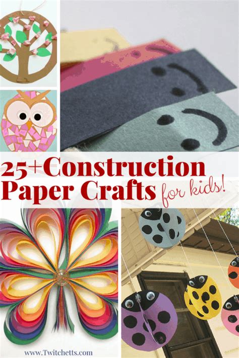 Construction Paper Crafts For Kids ~ A Roundup Of Paper