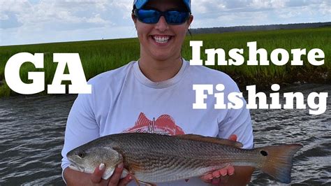Georgia Inshore Fishing Redfish And Flounder Youtube