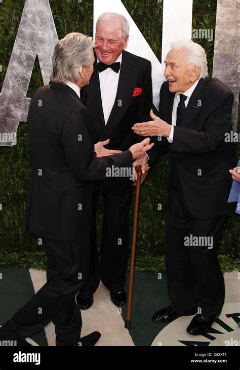 Michael Douglas Jerry Weintraub And Kirk Douglas 2012 Vanity Fair