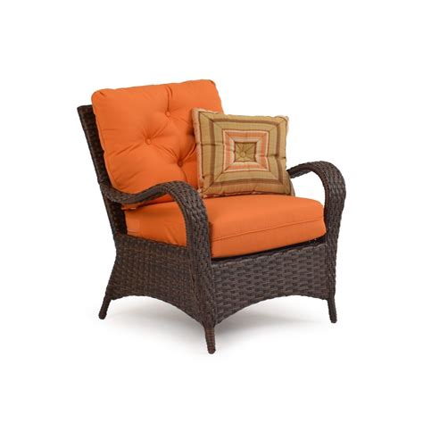 Enjoy the good life seated in outdoor wicker chairs. Outdoor Lounge Furniture - Ludie Wicker Lounge Chair