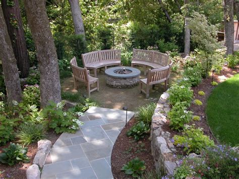 Here, jenn feldman kept things grayscale with a concrete fire pit and complementary seating. Backyard Fire Pit Ideas | A Creative Mom