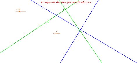 Images De Deux Droites Perpendiculaires Geogebra