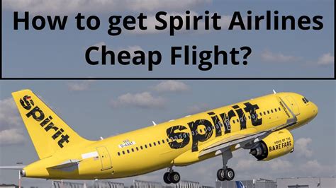 How to get Spirit Airlines Cheap Flight? by Faresflex - Issuu