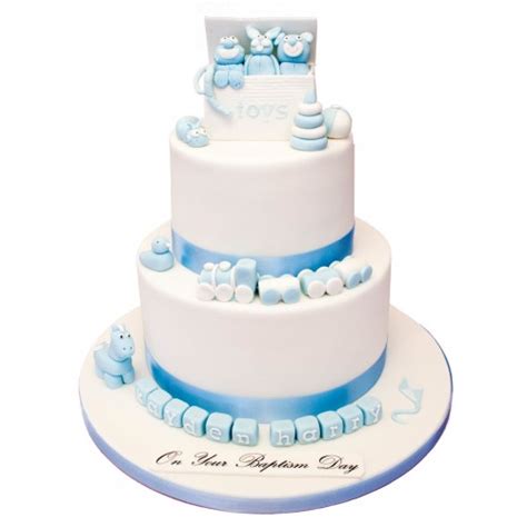 Goldilocks sat in the first chair to rest. Toybox Boys 2tier Christening Cake