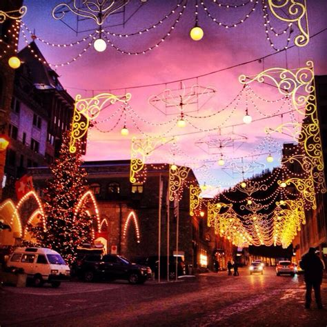 Christmas Atmosphere in St. Moritz, Switzerland | Switzerland vacation