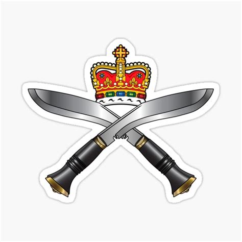 Royal Gurkha Rifles Sticker For Sale By Woofang Redbubble