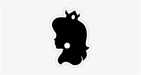 Mario Princess Peach Silhouette Clipart Princess Peach Crown
