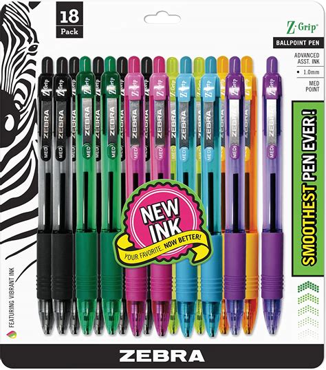 Zebra Pen Z Grip Retractable Ballpoint Pens 18 Count For Only 285