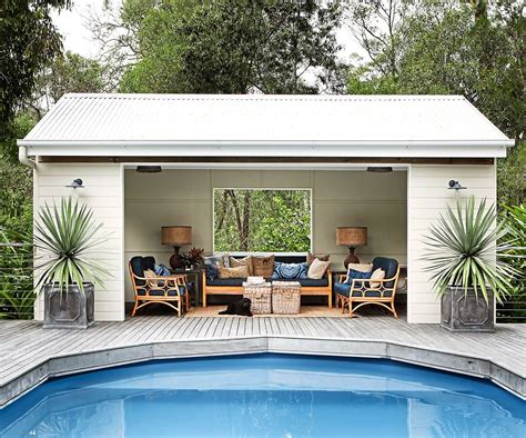 You can also enjoy drinks in the hot summer season by sitting comfortably on the poolside chairs. 6 Outdoor Rooms That Get the Balance Right | Pool gazebo ...