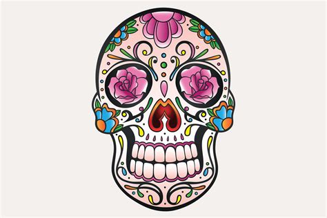 Tatouage tête de mort mexicaine signification tendances. Coloriage têtes de mort du mexique sur Hugolescargot.com