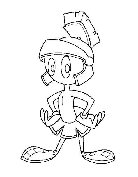 Marvin The Martian Sheets Coloring Pages Marvin The Martian Coloring