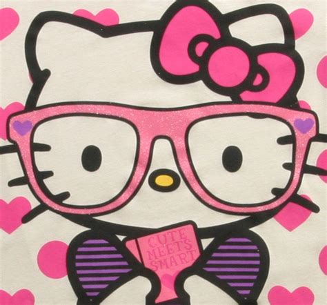 nerd hello kitty wallpaper