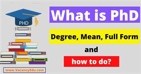 What Is Phd Meaning How To Do Benefits Full Details Vacancy Edu