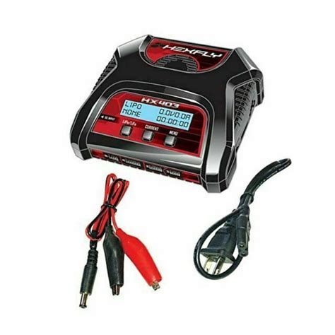 Redcat Racing Hexfly Hx 403 Dual Port 2s 3s 4s Ac Dc Lipo Life Battery Charger Ebay