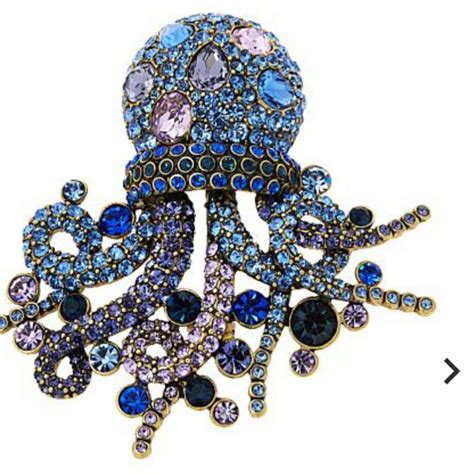 Heidi Daus Octopus Pin Mercari Vintage Collection Jewelry Collection