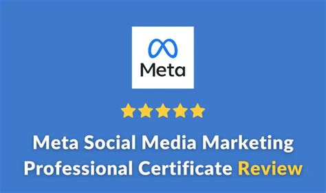 Meta Social Media Marketing Professional Certificate Review