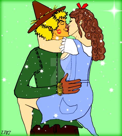 Sweet Kisses Dorothy And The Scarecrow By Lizrenknight On Deviantart
