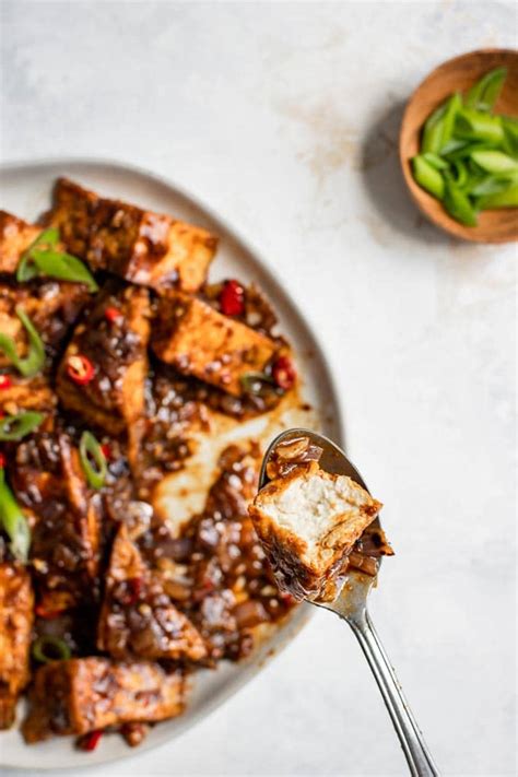 Tofu With Black Bean Sauce The Curious Chickpea