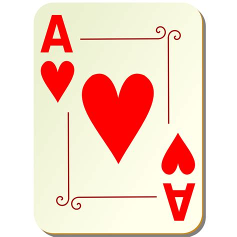 Ace Of Hearts Vector Graphics Free Svg