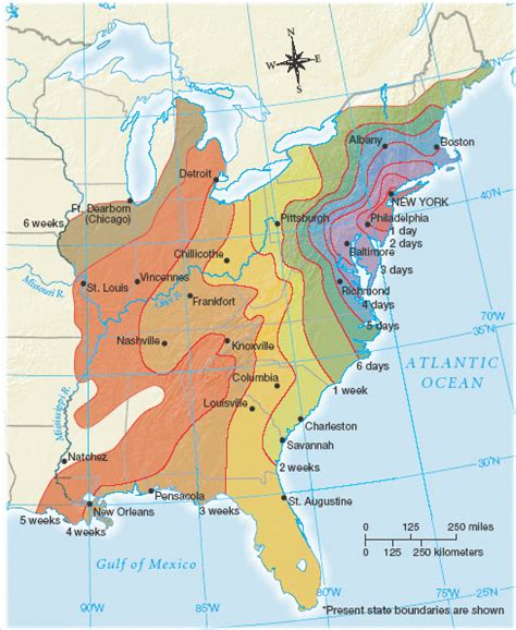 Geological survey 2001, printed 2002. Travel Times to New York in 1800 MORE kirbydude1234: I ...
