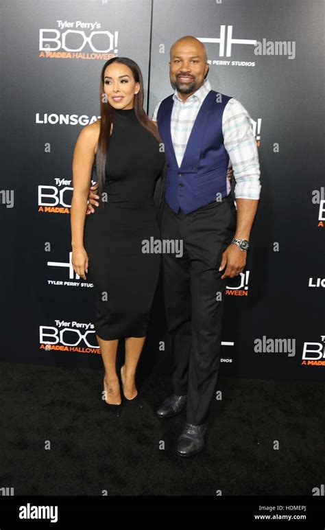 Gloria Govan And Derek Fisher Attending The Premiere Of Boo A Madea