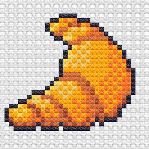 Pattern Croissant Pattern From Pixel Art Link And Source Info In