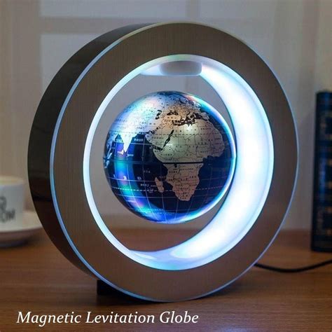 4 Inch Illuminated Magnetic Levitation Floating Globe Earth Map