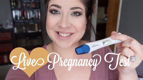 Live Pregnancy Test After Three Miscarriages Youtube