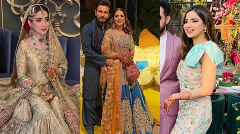 From A Traditional Gharara To A Party Gown 4 Cues To Take From Saboor Alys Wedding Looks