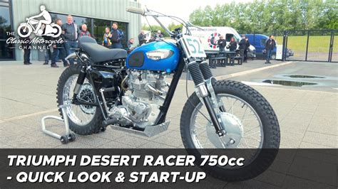 1963 Triumph Tr6sc 750cc Desert Racer Quick Look And Start Up Youtube