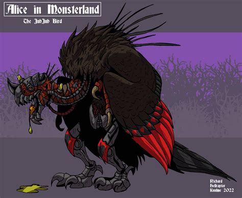 Alice In Monsterland The Jubjub Bird By Hellraptorstudios On