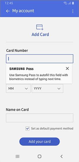 Samsung Pass Apps And Services Samsung Uk
