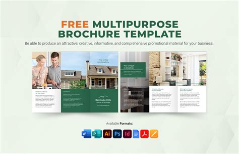 Multipurpose Brochure Template In Psd Word Illustrator Publisher