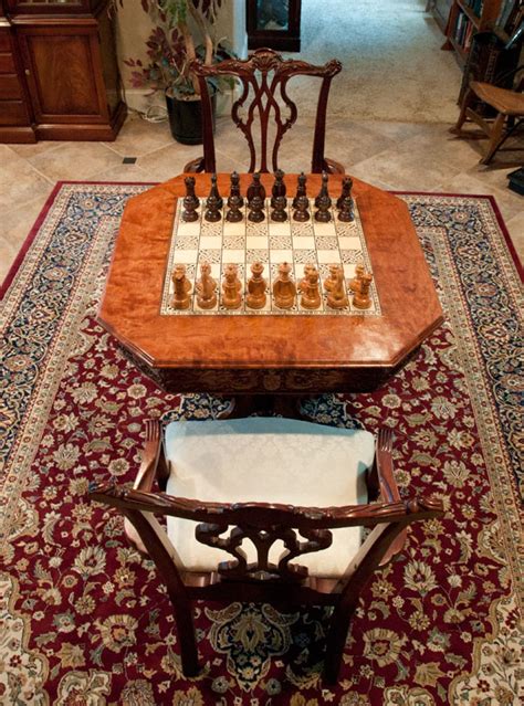 All players control one of six great houses seeking dominance over the lands of westeros. Game Of Thrones Inspired Chess Table - Part 4 - CarveWright