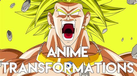 Top 5 Most Badass Anime Transformations Youtube