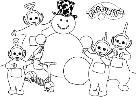 Coloring Page Teletubbies Coloring Pages 15