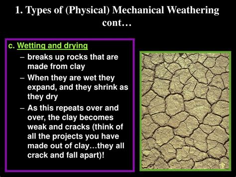 Ppt Physical Mechanical And Chemical Weathering Powerpoint