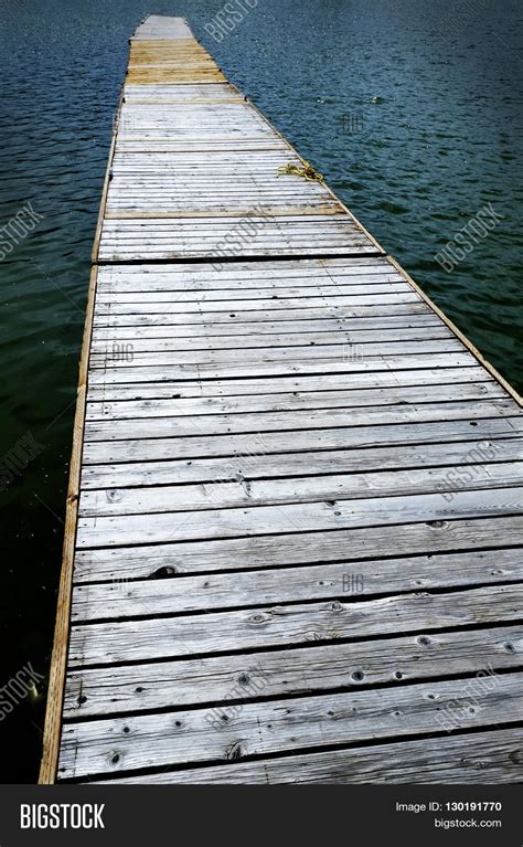 Old Wooden Dock Water Image And Photo Free Trial Bigstock
