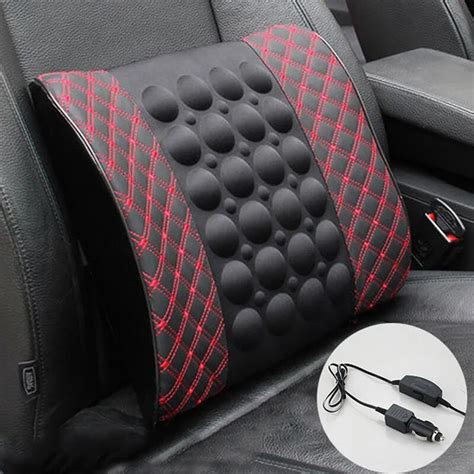 1pc electric massage lumbar cushion car waist cushion for car memory