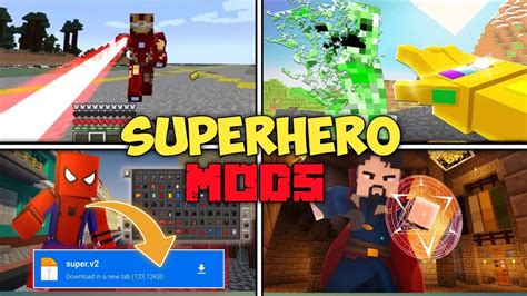 Superhero Mod For Minecraft Magical Powers Mod Download Superhero