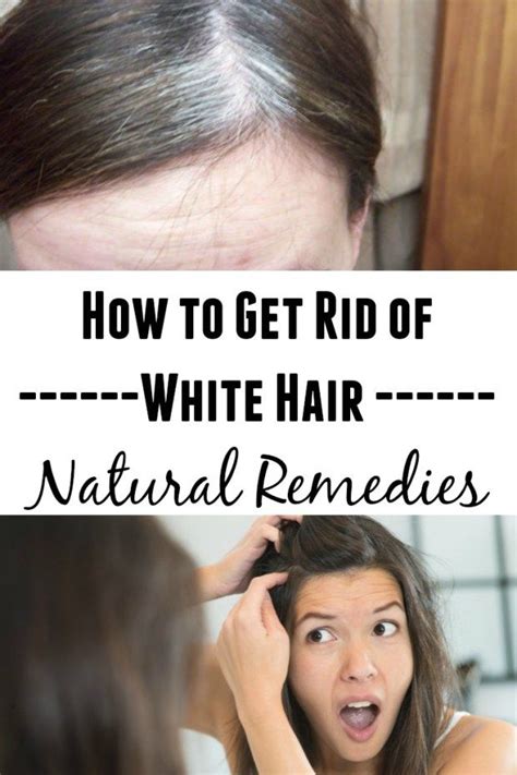 How To Get Rid Of White Hair With Natural Remedies Thick Hair